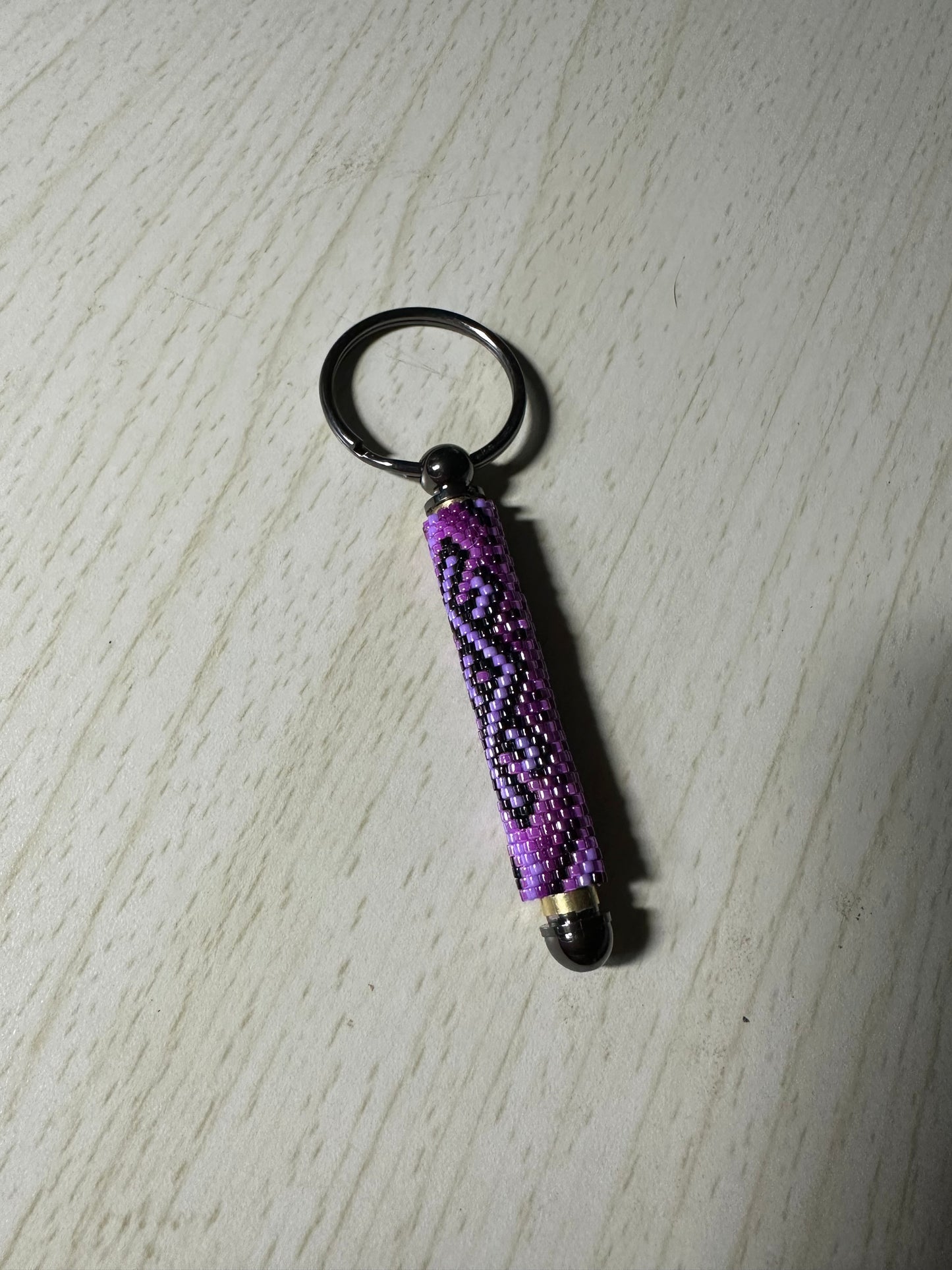 Hand Beaded Keychain