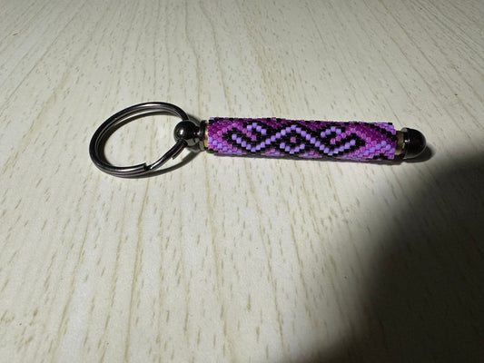 Hand Beaded Keychain